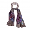 Silk shawl Autumn Symphony bronz