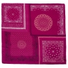 Gift: Purple Geometric L. Biagiotti Squared Scarf