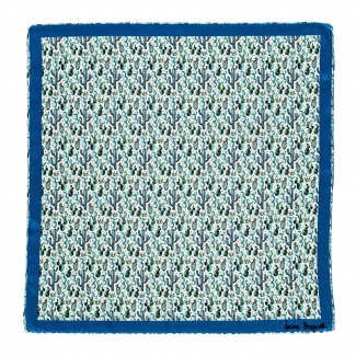 Silk scarf S twill Vera Cruz blue