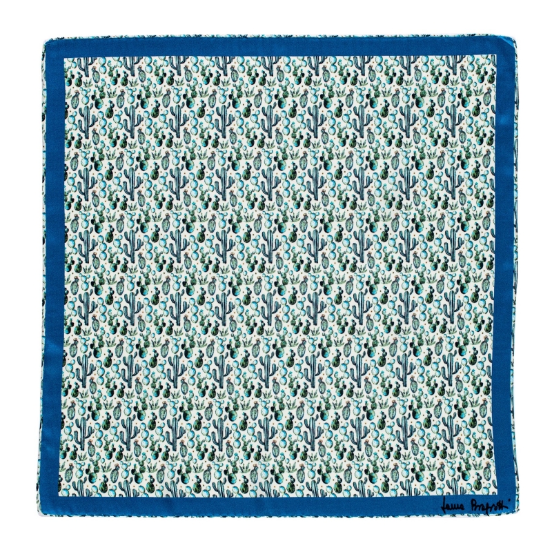 Silk scarf S twill Vera Cruz blue