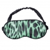 Masca matase pentru dormit Beauty Animal Print Light Green