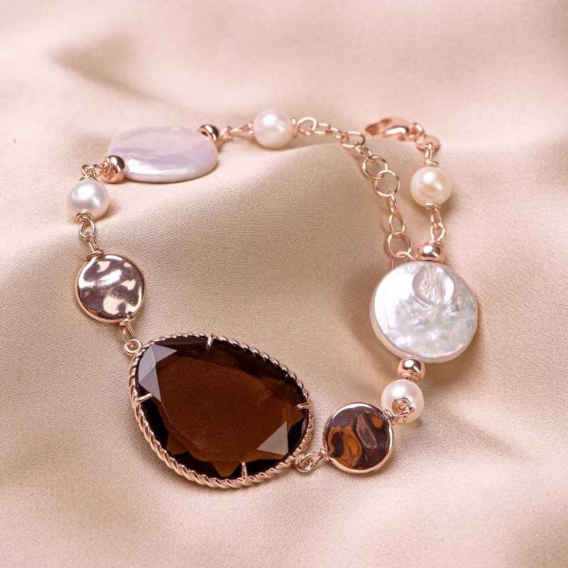 Sterling Silver pink Bracelet Change the rule Sienna