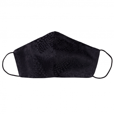 Silk mask Fashion black