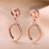 Sterling Pink Silver Earrings Venezia Mood