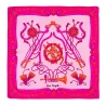 Silk scarf twill Loveday fucsia