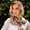 Silk scarf Irresistible Passion beige