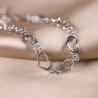 Sterling Silver Bracelet I can't stop loving you