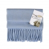 Cashmere foulard Celeste Chiaro