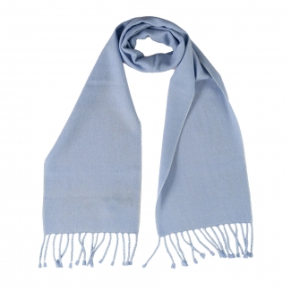 Cashmere foulard Celeste Chiaro