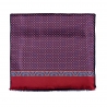 Men's silk and wool scarf Uomo Toscana bordeaux