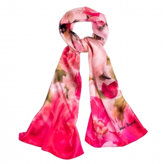 Silk shawl Dolce Far Niente rose