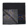 Men's wool scarf Giovanni green