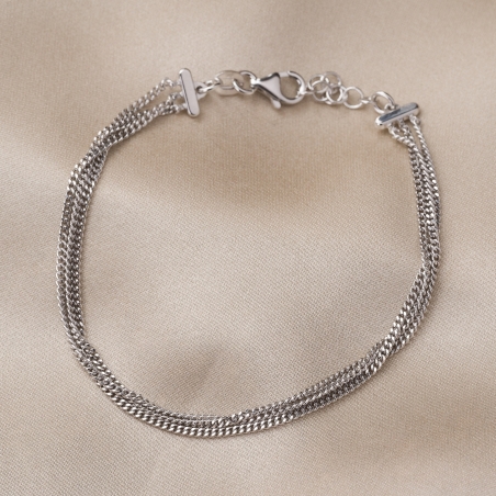 Sterling Silver Bracelet River Glow