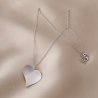 Sterling Silver Necklace Unfold My Heart