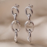 Sterling Silver Earrings Rich Connections