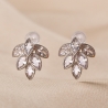 Sterling Silver Earrings Lights Show zirconia