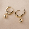 Sterling Silver Earrings Classy Boost gold