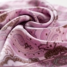 Esarfa matase S twill Stylish Paisley Pink Pearl