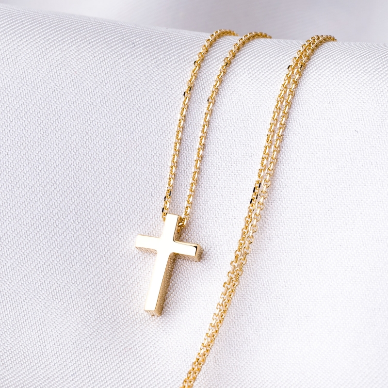 14K Gold Necklace With Faith