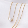 14K Gold Necklace Irresistible Pearl Touch