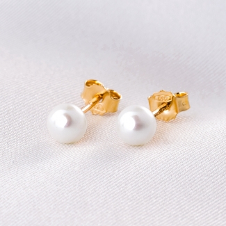 14K Gold Earrings Just Pearl S