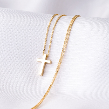 14K Gold Necklace With Faith