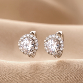 Sterling Silver Earrings Glow-Up zirconia