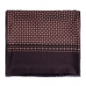 Wool and Silk scarf Uomo Turin brown