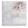 Silk Scarf twill Loving Peonies Amazing pure grey