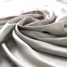 Silk Scarf twill Loving Peonies Amazing pure grey