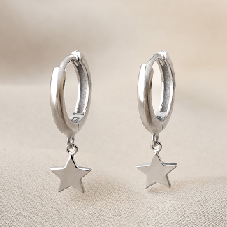 Sterling Silver Earrings Dancing Stars