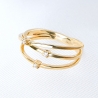 14 K Gold Ring Love 2Be Me with diamonds