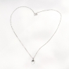 14K White Gold Necklace Diamonds The Good Angel