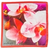 Silk Scarf Laura Biagiotti pink orchids