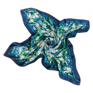 Silk Scarf Laura Biagiotti Volare turquoise