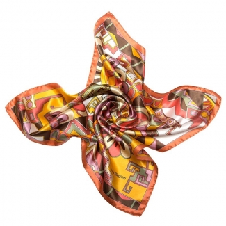  Laura Biagiotti silk scarf S Kisses from Capri apricot