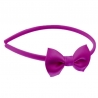 Headband cu fundiţă fucsia