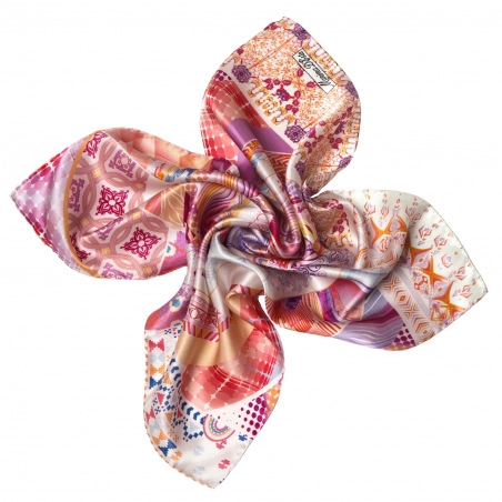 Innocence pink Silk scarf