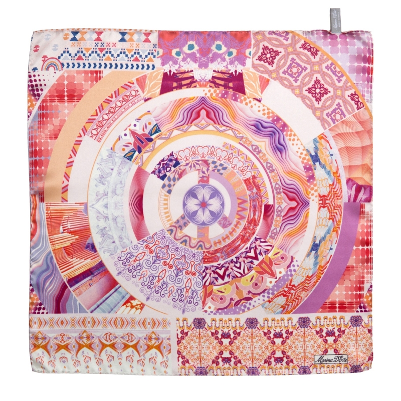 Innocence pink Silk scarf