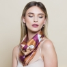 Abstract terra pastel Silk scarf