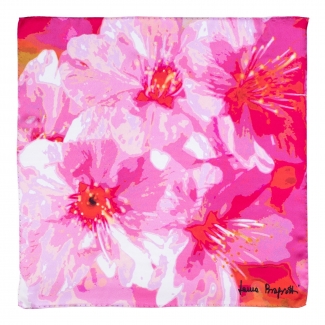 Silk scarf Just Spring pink