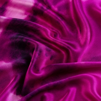 Silk scarf Inside that day magenta