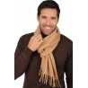 Cashmere foulard Camel