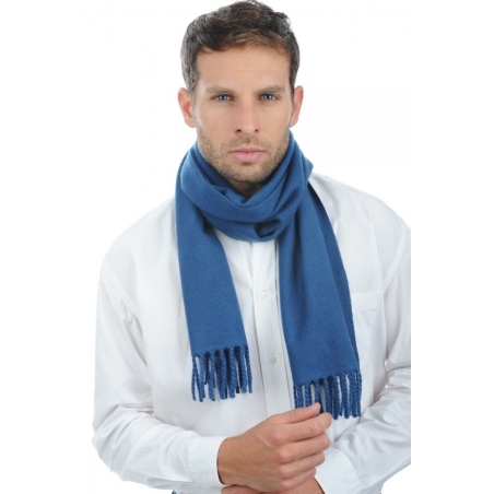 Cashmere foulard Prussian Blue